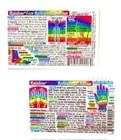 Set2  Rainbow   Foot   Hand Reflexology acupressure Massage Cards smchart-innrlt