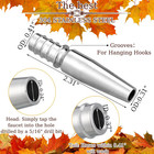 12 Pcs Maple Syrup Tapping Kit 304 Stainless Steel Tree Tap Spout For Taking Bir