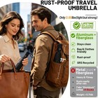 Sy Compact Travel Umbrella - Windproof Automatic Compact Umbrellas For Rain