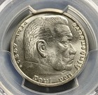 1939 B Germany Nazi Third Reich 5 Mark Silver Coin - Pcgs Ms 64