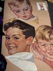 Vintage 1930s Paper Ephemera Scrapbook Page Double Sided Lot