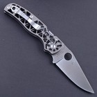 2025 New Skeleton Titanium Handle Light Weight Easy Carry Tactical Pocket Knife