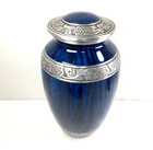 Blue Urn For Ashes 200lbs Adult Lrg Cremation Urns For Human Ashes  Memorial Urn