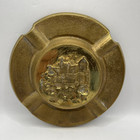 Vintage Portugal Heavy Solid Brass Cigar cigarette Ashtray 