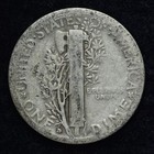 1929-d Mercury Silver Dime Good   Vg Free Shipping 
