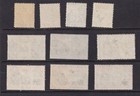 Nigeria Stamps 1938-1950 Sg56 a 57 a 58a b c 59a b c Mint Hinged Cv   61 25