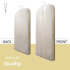 Cotton Garment Bag - Excellent Quality - Dress Bag - 42 Inches Tall - Lot