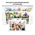 10-inch Digital Smart Picture Frame With Wifi  Hd Ips Screen  32gb Storage