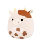 Squishmallows Original 14in Nightingale The Brown Cow One Size  