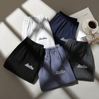 Summer New Style Solid Color Pajama Pants Adluts Home Loose Cotton Pajama Men s 