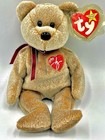 Ty Beanie Baby Signature Bear W  Tags 1999 Mwmt s Stitching Errors Rare Vintage