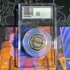 Meiji 1998 Meiji Battle Coin Ser  1 Charizard Slash Silver Metal Cgc 10 Sp65