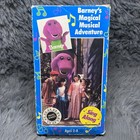 Barney Magical Musical Adventure Vhs Tape 1992 Kids Music Sing Along Learning