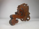 Vintage Carved Wood Decorative Hanger Sconce 