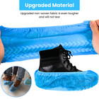 Disposable Non-slip Shoe Covers  500 Pairs  Blue Extra Large Non-woven Durable
