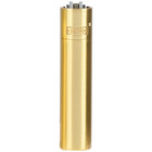 Clipper Metal Lighter - Refillable  Includes Case  Gold Style Butane Lighters