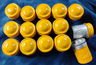 Vintage Used Metal 35mm Screw Top Film Cans  Lot Of 15x W  2x Kodak Branding