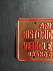 1977 Arizona License Plate Historic Vehicle Efg4 
