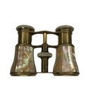 Vintage Lemaire Paris Mother Of Pearl Opera Glasses Binoculars