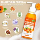 2 Pcs Persimmon Body Wash For Strong Odor Control  Natural Persimmon Soap Bar