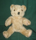 Light Tan Jointed Teddy Bear To Dress Or Customize- 12  Plush