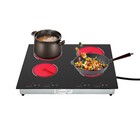 24 Inch Electric Cooktop Ceramic Glass Stove Top 4 Burners Drop-in Touch Control