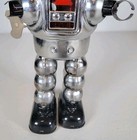 Robby The Robot Wind-up Chrome Planet Robot Reproduction Tin Wind-up