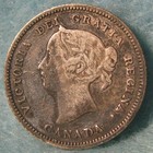 1890-h Canada 5 Cent Silver Better Grade World Coin  565