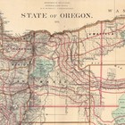 Oregon 1876 Vintage Map 11x14 Antique Cartography Historic Wall Art