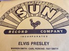 Sun Record Company Window Card Elvis Johnny Cash Mean Mountain Music Lot Damage