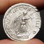 Emperor Caracalla Victory Denarius 211ad Ancient Roman Empire Silver Coin Rome