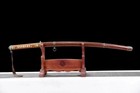 Military 98 Type Japanese Army Sword Samurai Katana 1095 Carbon Blade Full Tang