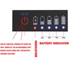 3s Battery Level Indicator 18650 Lipo Li-ion Capacity Tester Meter 11 1-12 6v Us