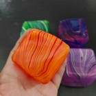 Gel Stress Relief Cube Fidget Toy Soft Squishy Sensory Stretch Squeeze Ball