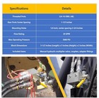 Hm1-08-cf2 Manual Hydraulic Multiplier Scv Splitter diverter Valve With Couplers