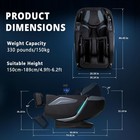 Healthrelife 4d Massage Chair Full Body Zero Gravity Recliner - 55    Sl-track 15 