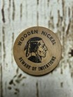 Vtg Strasburg Railroad Rr Ronks Pennsylvania Travel Souvenir Wooden Nickel Coin