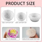 Peony Candle Molds 2pcs 3 14 Inch And 2 55 Inch Penoy