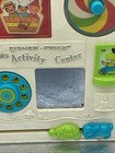 Vintage Fisher Price  134 Activity Center 1973 Baby Toddler Crib Busy Board   