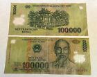100 000 Vietnam Dong Polymer Banknote  100k Vnd Viet Nam Travel Cash