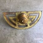 Vintage Schlage Brass Front Entry Door Lock   Handle With 11x5    Plate sl-37