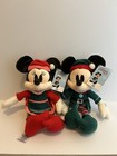 Disney Parks 2024 Mickey Mouse   Minnie Mouse Christmas Elves Plush Set - Nwt