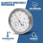    3in1 Weather Station Analog - Barometer  Hygrometer   Thermometer For Indoor -