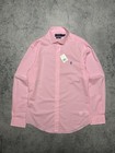 Polo Ralph Lauren Shirt Mens M Slim Fit Pink Long Sleeve Button Up