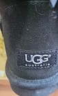 Ugg Black Bailey Bow Tall  Suede  Sheepskin Boots  Women Us 8  Eur 39 Display 