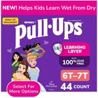 Pull-ups Girls Potty Training Pants  Size 6t-7t  55-75 Lbs  Disposable  44 Ct