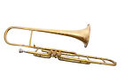 Trombone Valve Made Of Pure Brass In Brass Polish mouthpice case  free Shipping