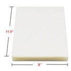 500 Thermal Laminating Sheets Laminator Pouches 9 x11 5  Clear Letter Size 3 Mil