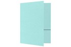 9  X 12  Presentation Folders   Two Pocket   Blue   100lb  Cover   50 Seafoam
