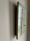 Vintage 1967 Sexy Pinup Billiards Original Don Lewis Print Wall Clock